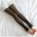 Meia Calça WOOL LINING - Térmica forrada  Aveludada Elástica Translucida