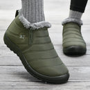 Sapato Warm Plush - Tênis Bota de algodão pelúcia impermeável antiaderente