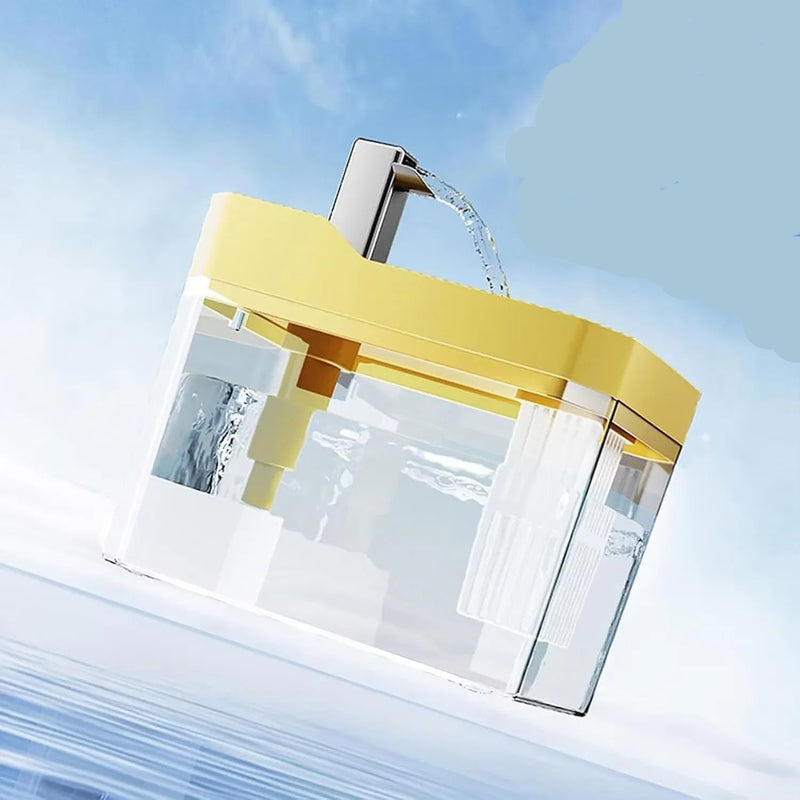 Bebedouro de Agua Source Abundant - Fonte Alimentadora de Agua circular Automático Animais de Estimação