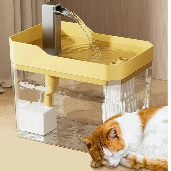 Bebedouro de Agua Source Abundant - Fonte Alimentadora de Agua circular Automático Animais de Estimação