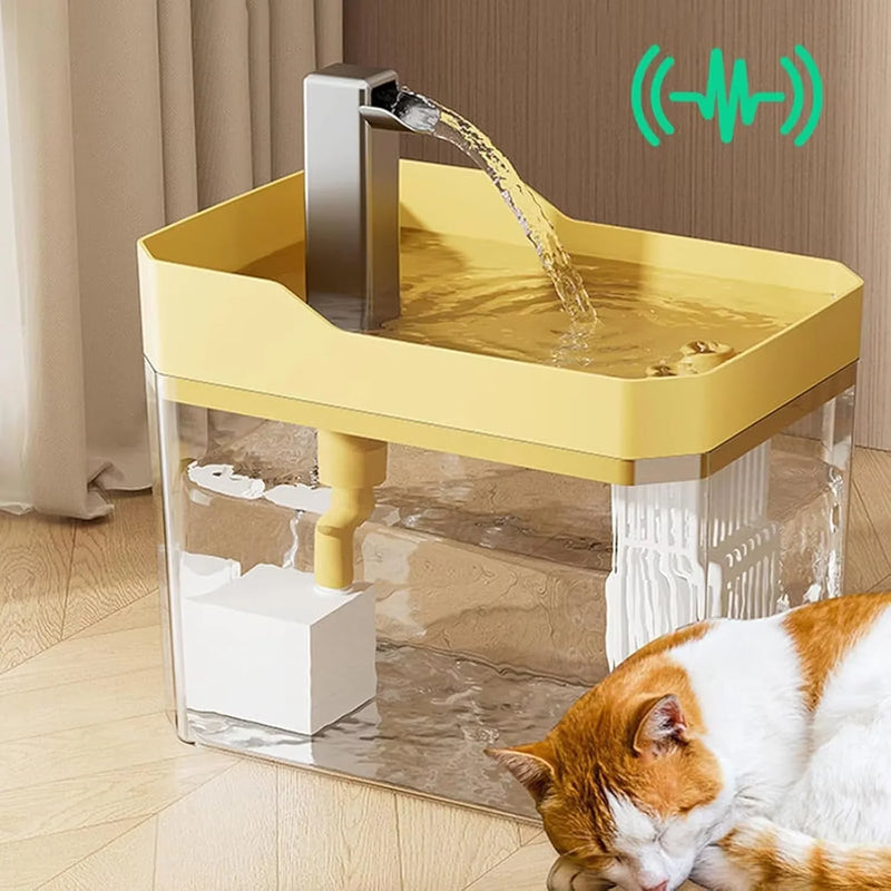 Bebedouro de Agua Source Abundant - Fonte Alimentadora de Agua circular Automático Animais de Estimação