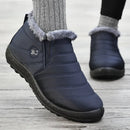 Sapato Warm Plush - Tênis Bota de algodão pelúcia impermeável antiaderente