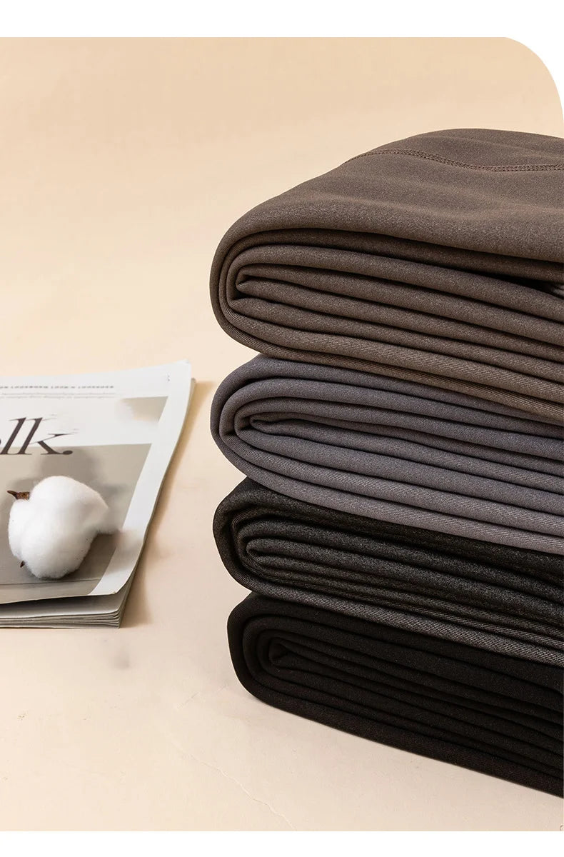 Meia Calça WOOL LINING - Térmica forrada  Aveludada Elástica Translucida