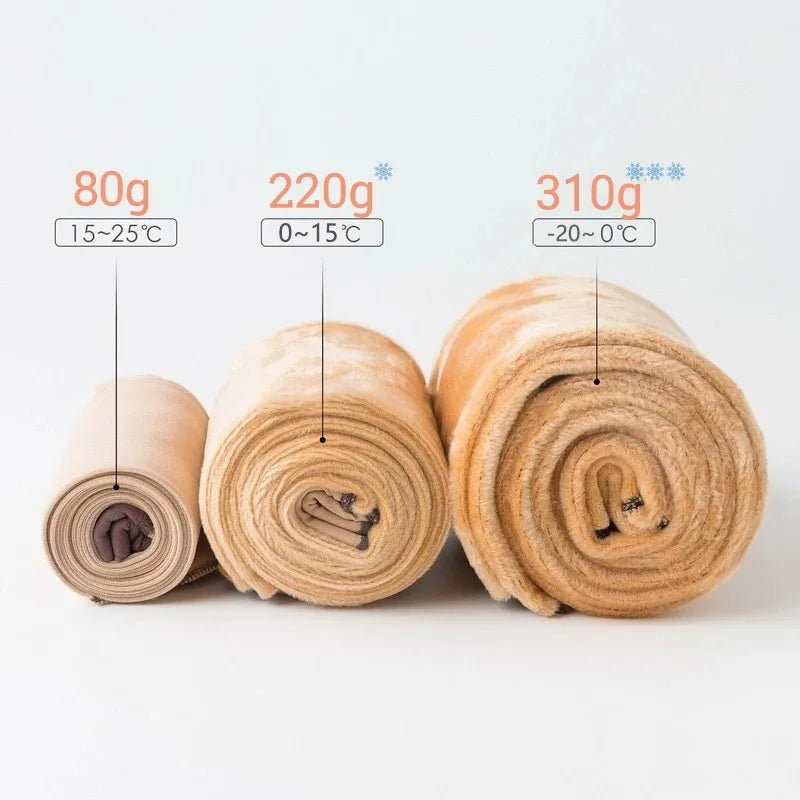 Meia Calça WOOL LINING - Térmica forrada  Aveludada Elástica Translucida