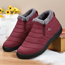 Sapato Warm Plush - Tênis Bota de algodão pelúcia impermeável antiaderente